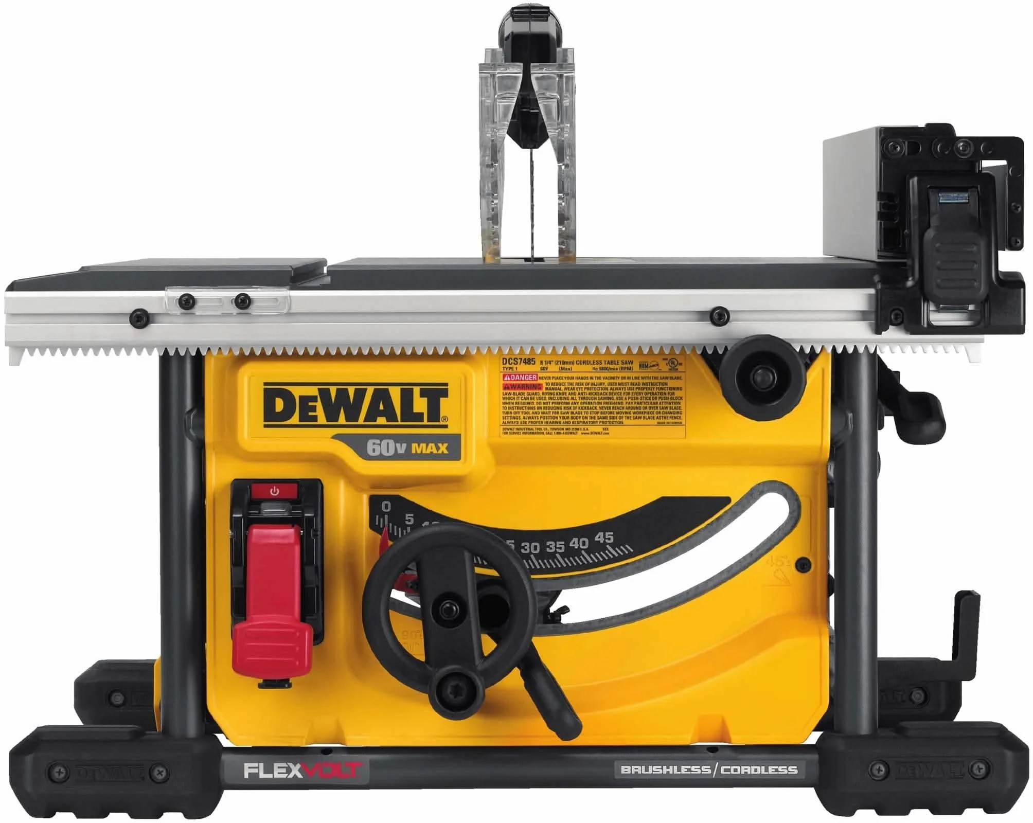 Dewalt DCS7485B FlexVolt 60V MAX  FlexVolt 8-1/4"  Table Saw - Image 2