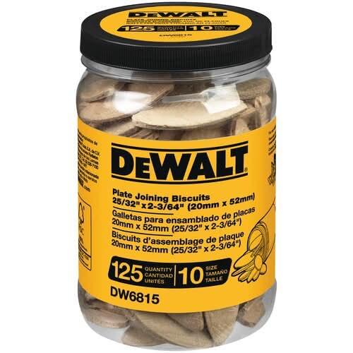 DeWalt DW6815 No. 10 Size Biscuits, 125-Pack (PROMO)