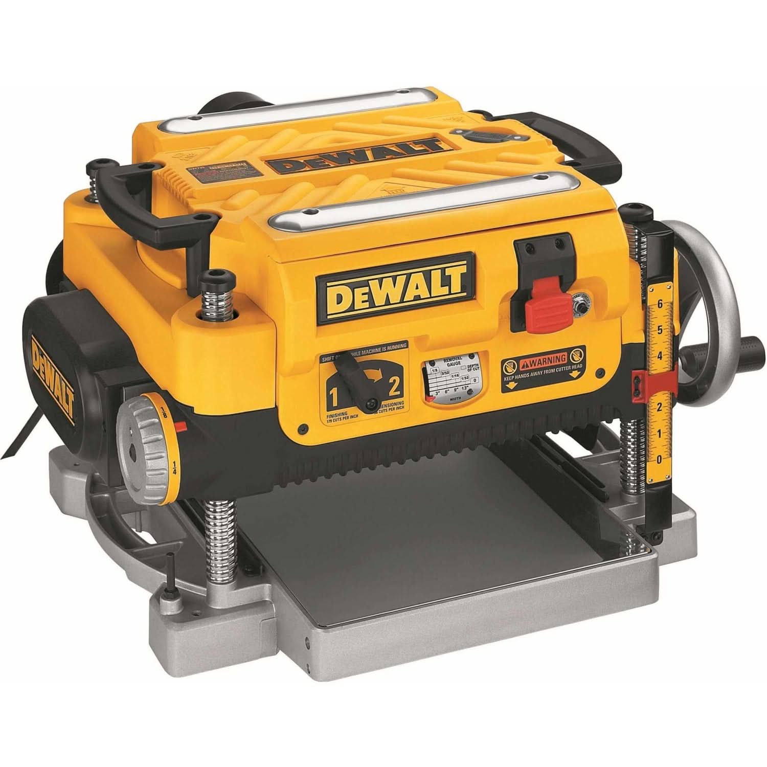 DEWALT DW735 Corded 13″ Three Knife, Two Speed Thickness Planer