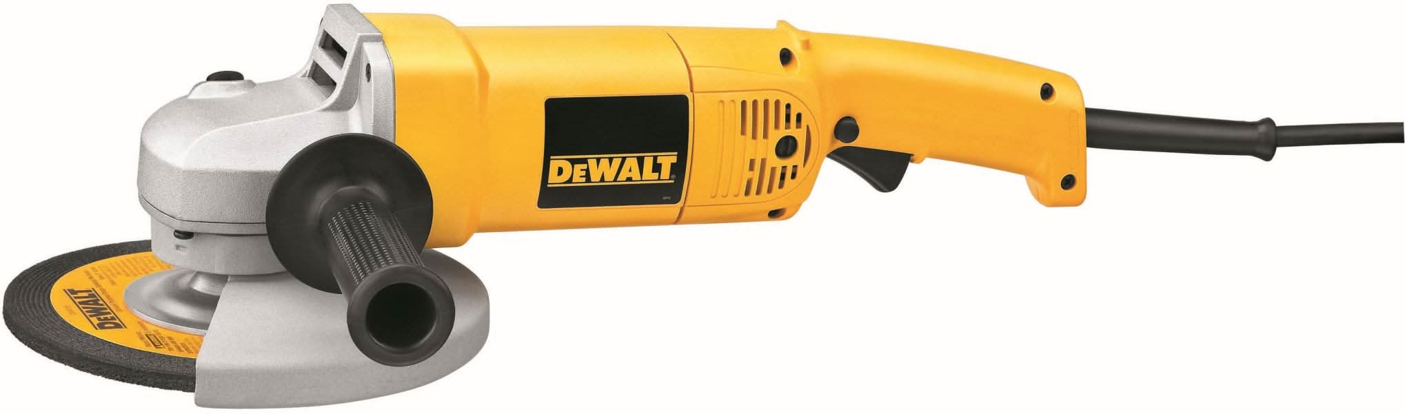 DeWalt DW840 Corded 7" (180mm) Medium Angle Grinder - Image 2