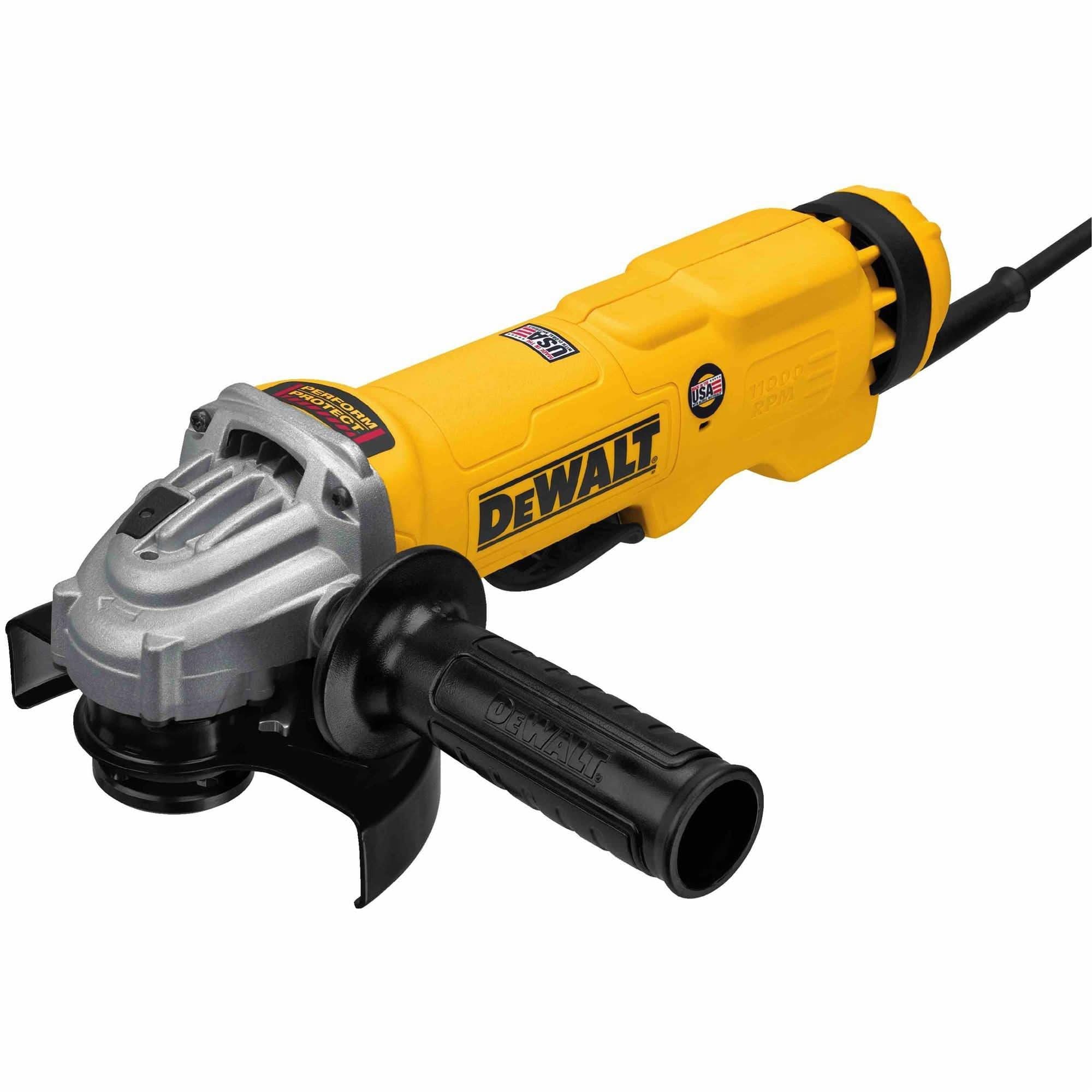 Dewalt DWE43114N Corded 4-1/2"- 5" High Performance Paddle Switch Grinder with No Lock On - Image 2