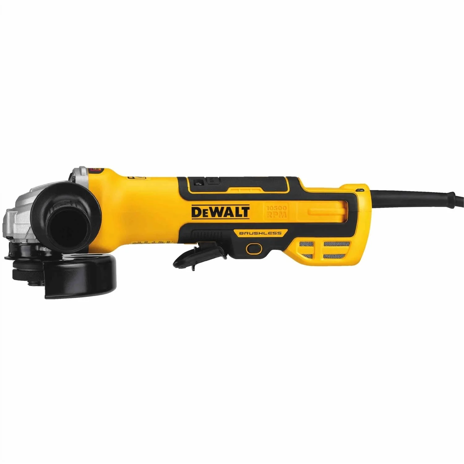 DeWalt DWE43214 Corded 5″ Brushless Paddle Switch Small Angle Grinder With Kickback Brake