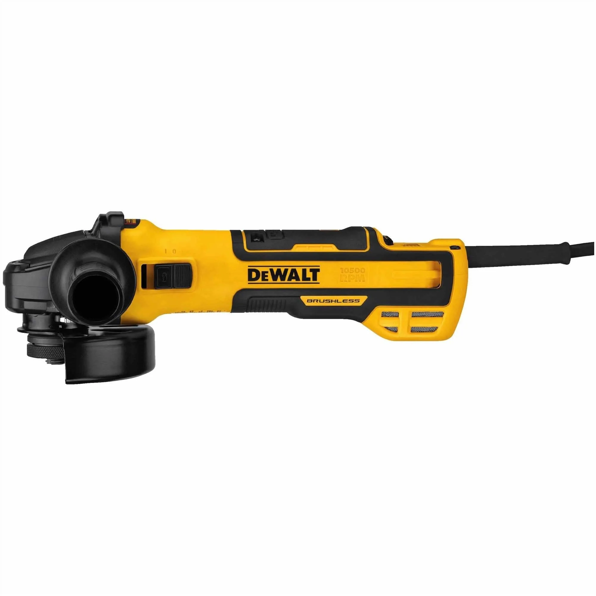 DeWalt DWE43231VS Corded 5" Brushless Slide Switch Small Angle Grinder With Kickback Brake - Image 2