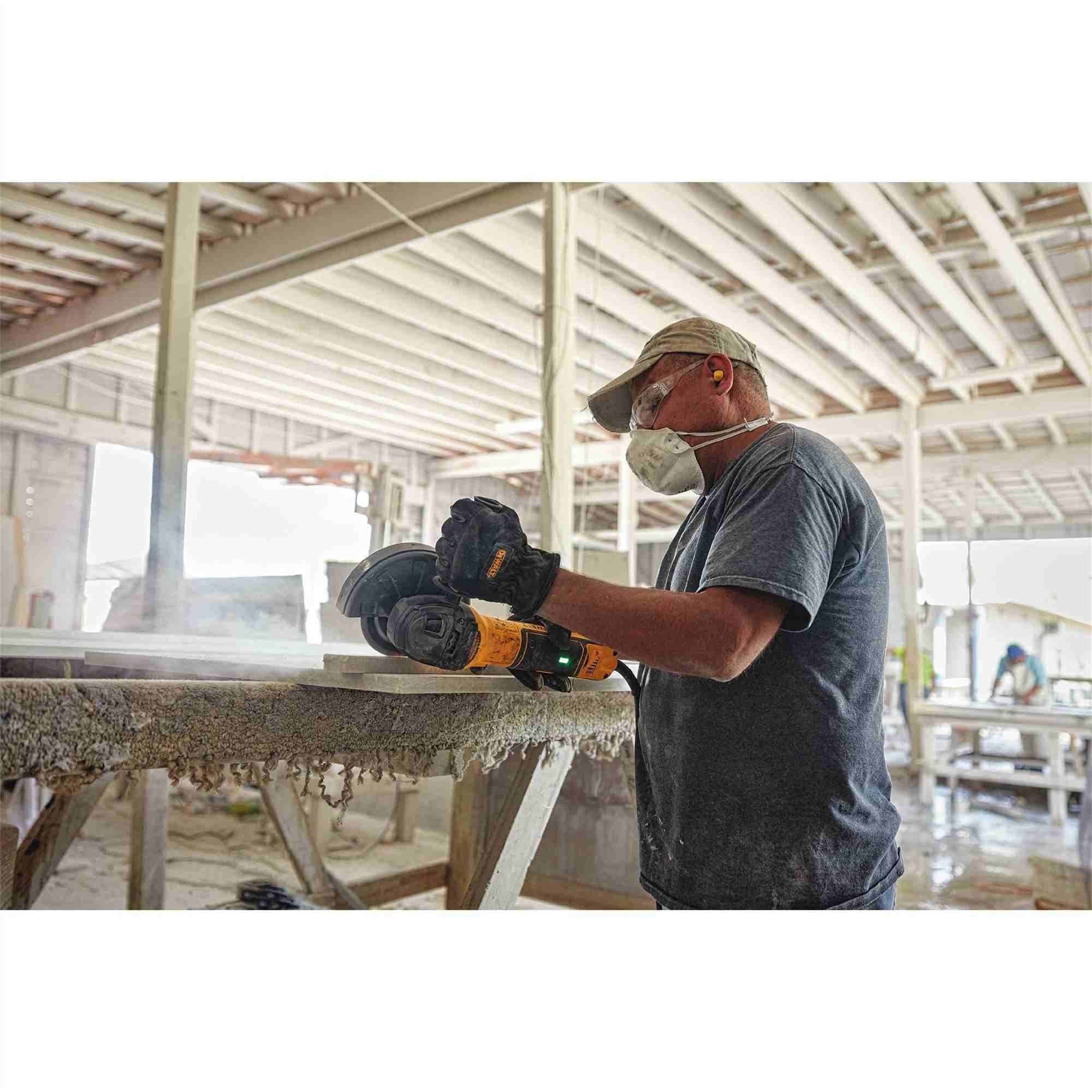 DeWalt DWE43231VS Corded 5" Brushless Slide Switch Small Angle Grinder With Kickback Brake - Image 3