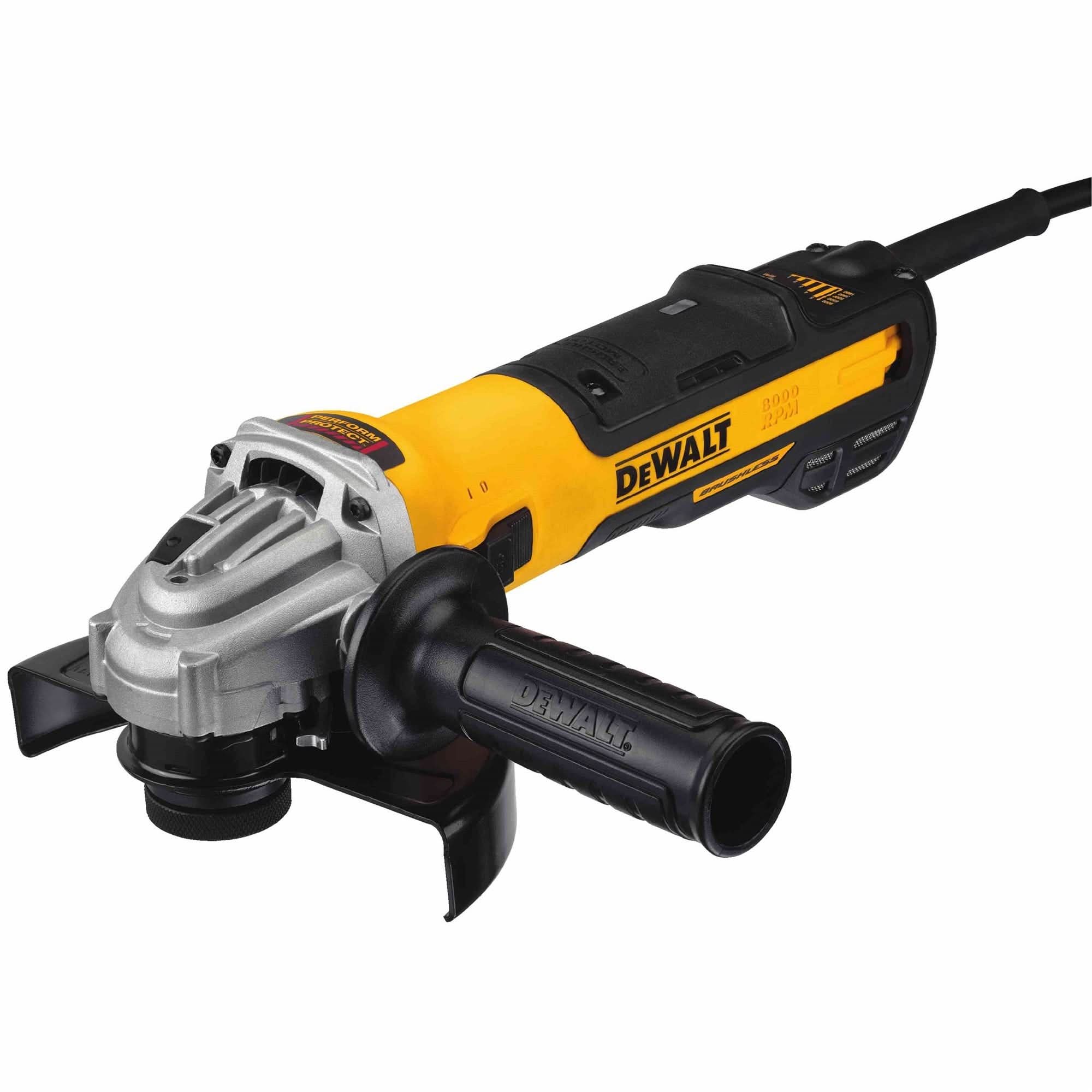 DeWalt DWE43240INOX Corded 5" / 6" Brushless Small INOX Angle Grinder With Variable Speed Slide Switch - Image 2