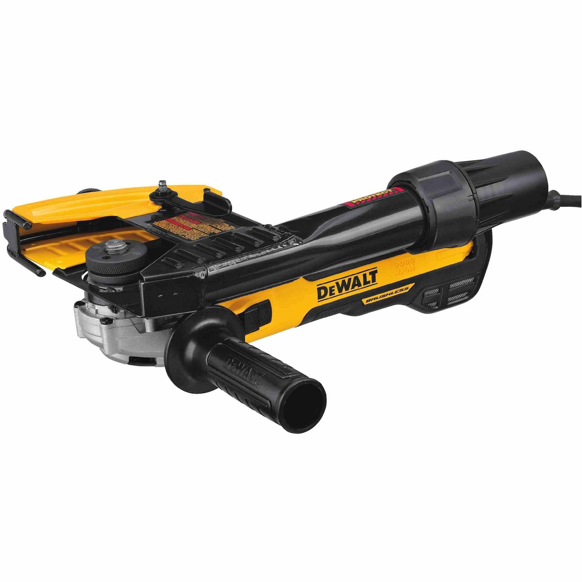 DeWalt DWE46202 Corded 5" / 6" Brushless Small Angle Grinder, Slide With Tuckpointing Shroud - Image 3