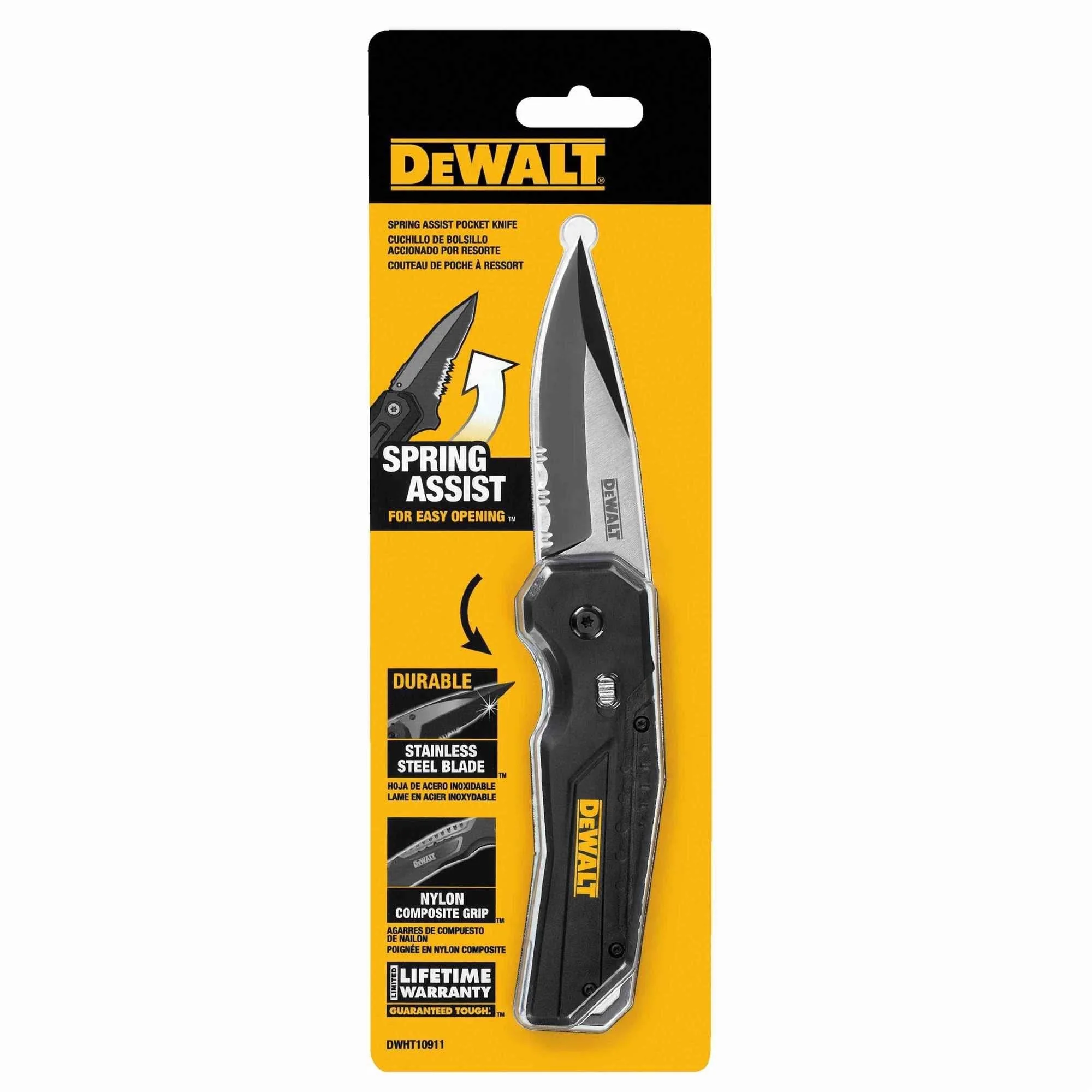 DeWalt DWHT10911 Spring Assist Pocket Knife - Image 2