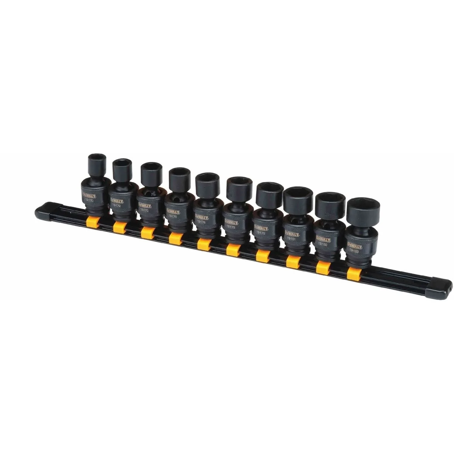 Dewalt DWMT19226 10 Piece 3/8-in Drive Metric Impact Universal Socket Set - Image 1