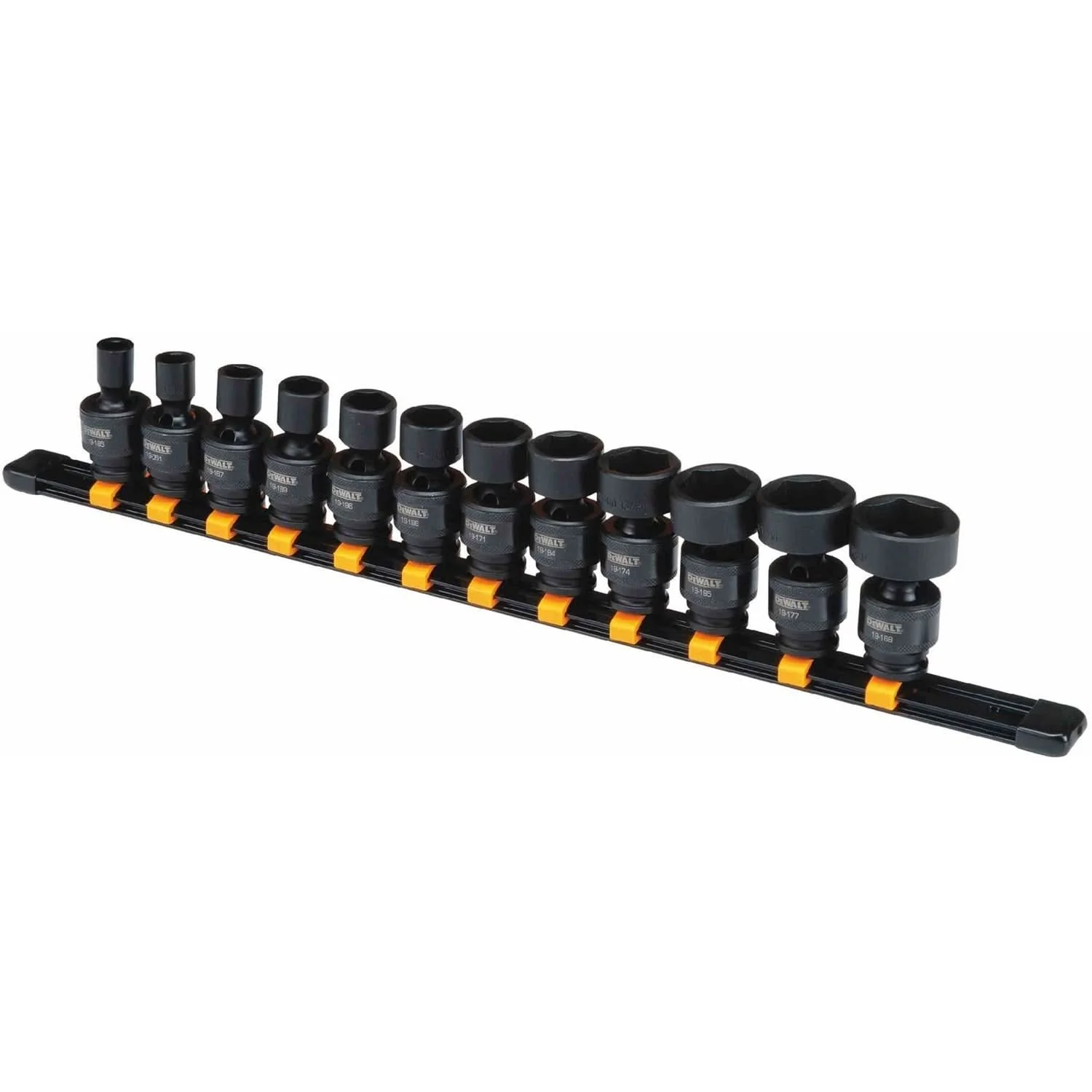 Dewalt DWMT19228 12 Piece 3/8-in Drive Impact Universal Socket Set - Image 1