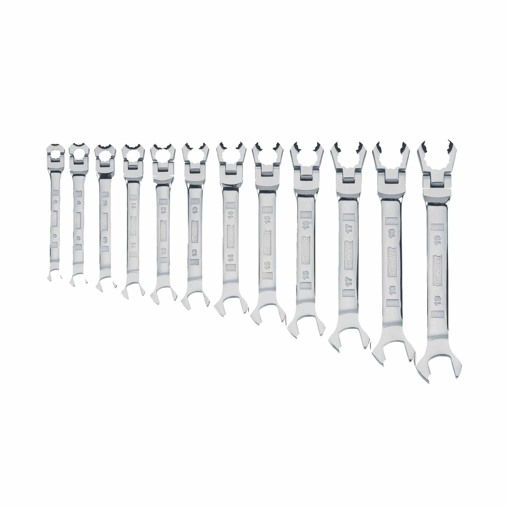 Dewalt DWMT19229 12-Piece Flex Head Ratcheting Metric Wrench Set