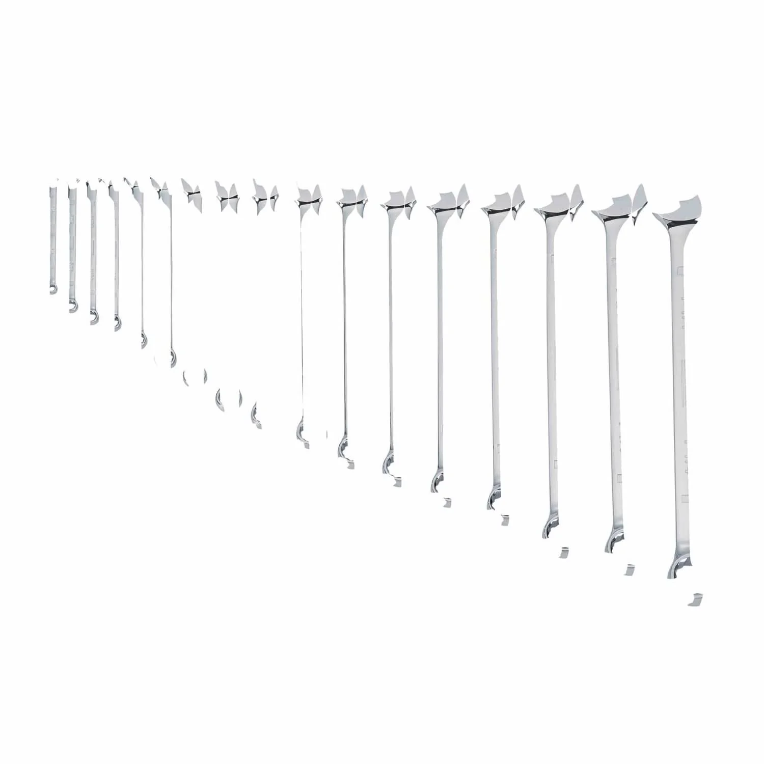 Dewalt DWMT19234 17 Piece Full Polish Combination Wrench Set