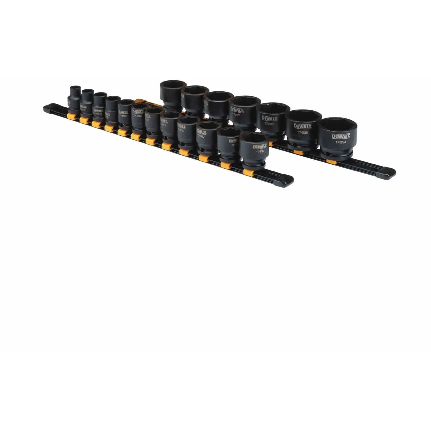 Dewalt DWMT19240 19 Piece 1/2-in Drive Impact Socket Set 6 PT - Image 1