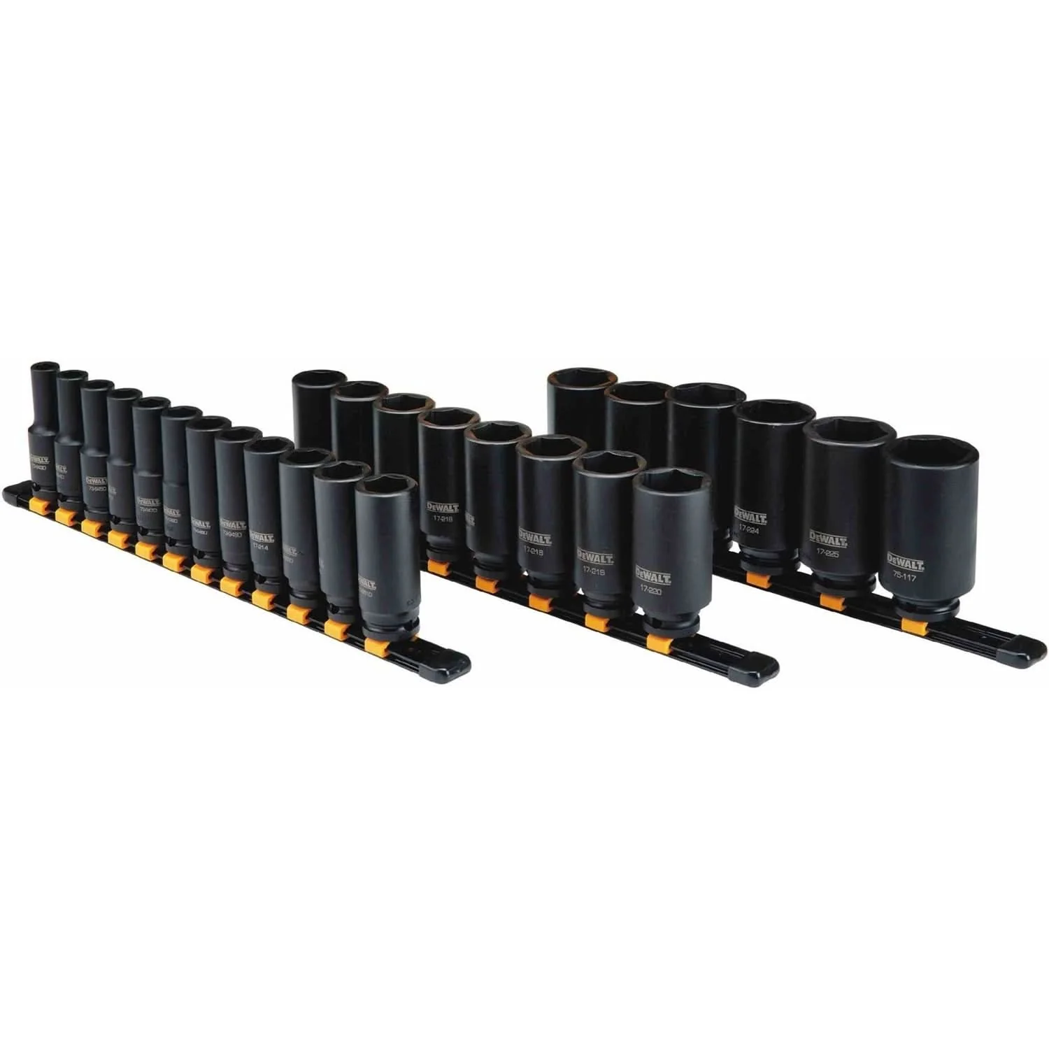 Dewalt DWMT19242 26 Piece 1/2-in Drive Deep Metric Impact Socket Set 6 PT - Image 1