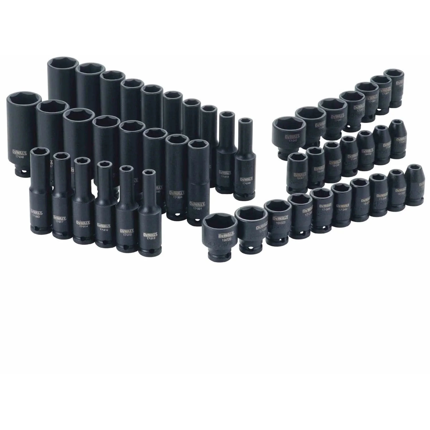 Dewalt DWMT19251 48 Piece 1/4-in Drive Combination Impact Socket Set 6 PT - Image 2