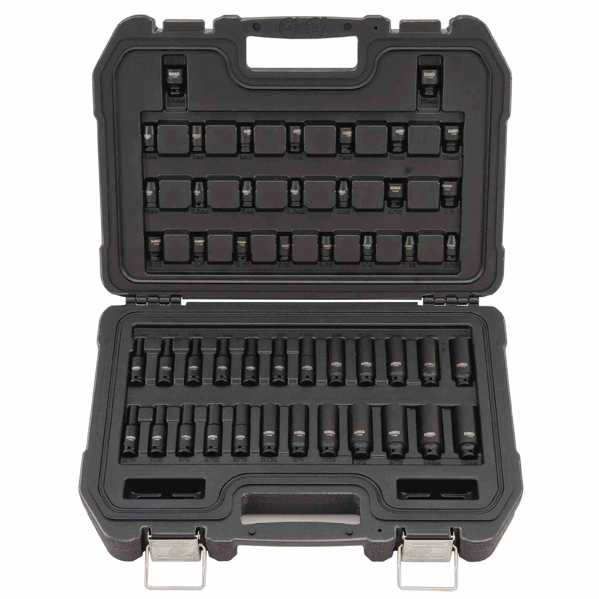 Dewalt DWMT19251 48 Piece 1/4-in Drive Combination Impact Socket Set 6 PT - Image 1