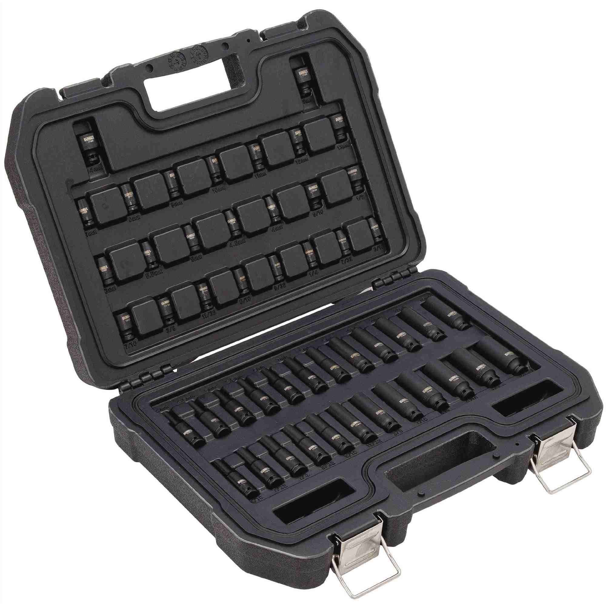 Dewalt DWMT19251 48 Piece 1/4-in Drive Combination Impact Socket Set 6 PT - Image 3
