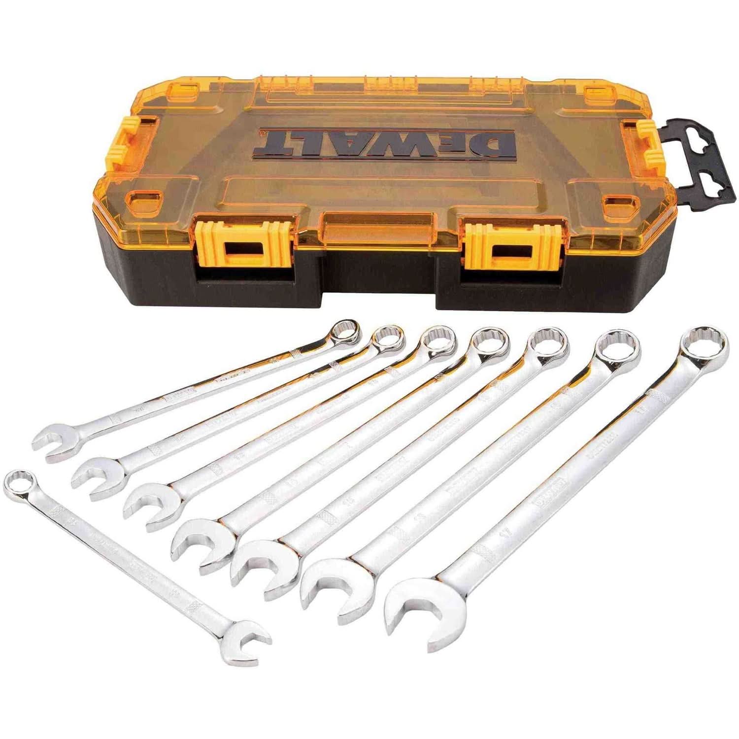 Dewalt DWMT73810 8 Piece Combination Metric Wrench Set - Image 1
