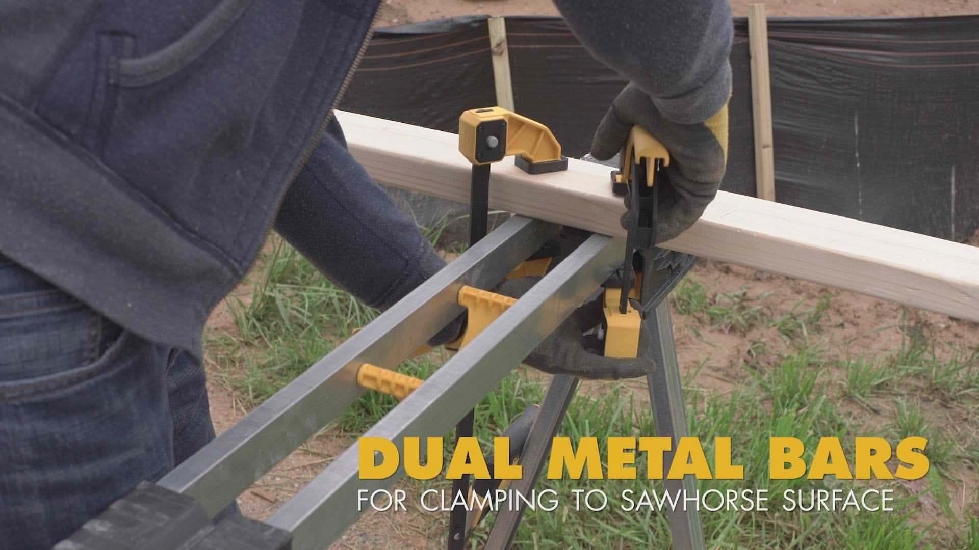 Dewalt DWST11155 Metal Folding Sawhorse - Image 2