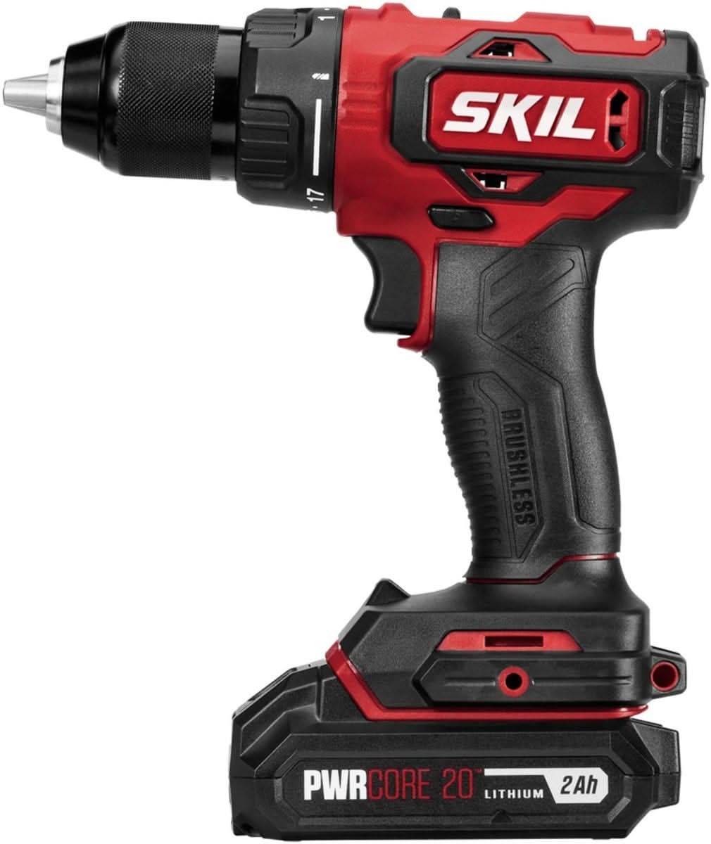 SKIL DL529303 PWR CORE 20 Brushless 20V 1/2 In. Drill Driver Kit - Image 3