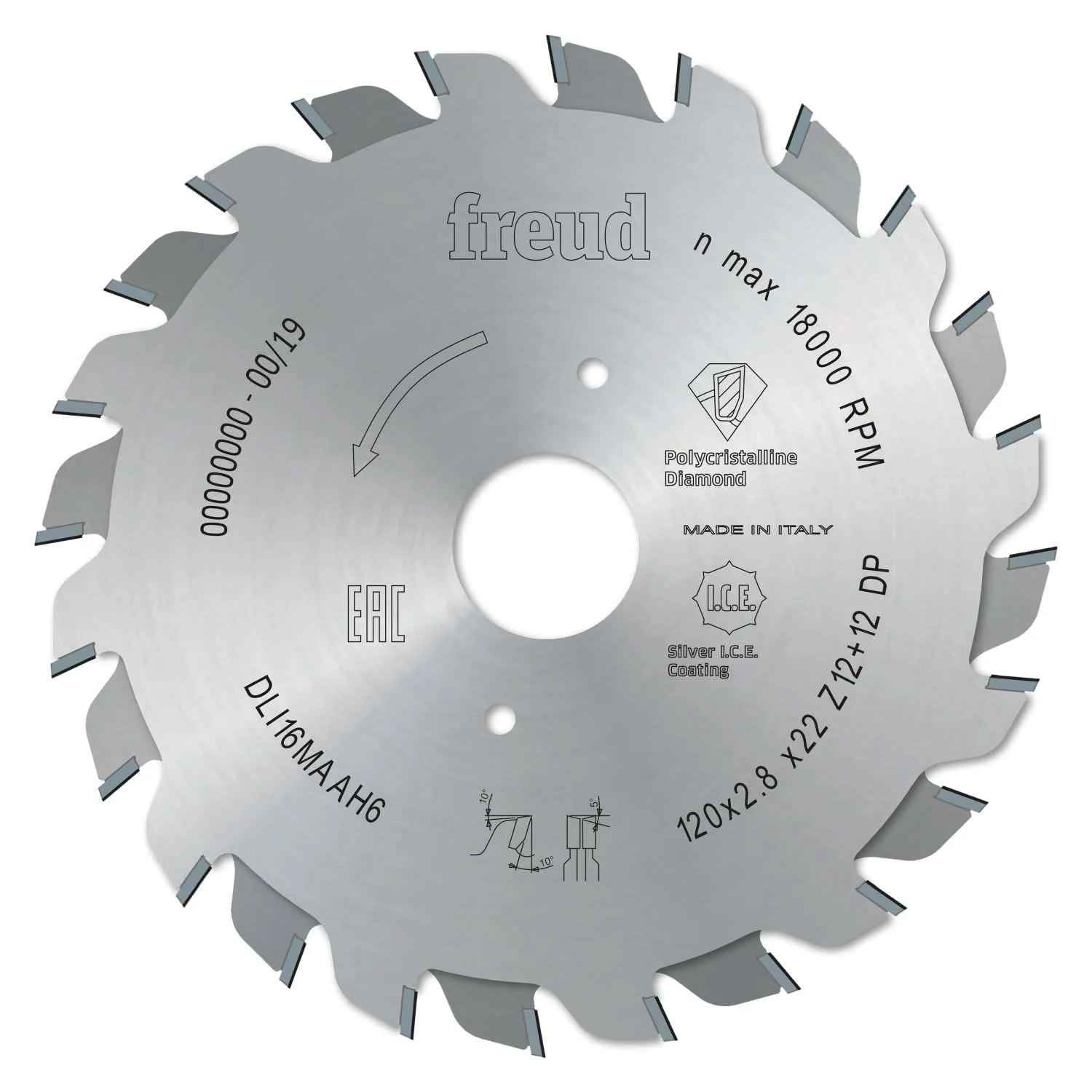Freud DLI16MAAH6 120mm Panel Sizing PCD Scoring Blade - Image 1
