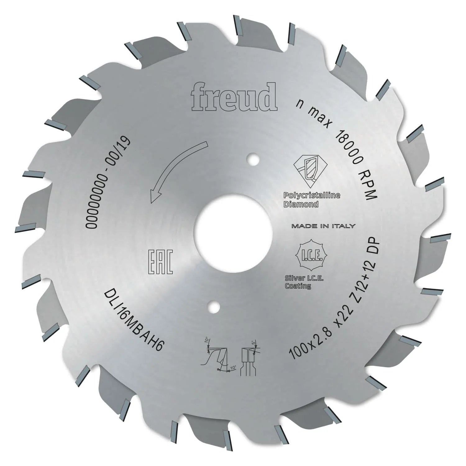 Freud DLI16MBAH6 100mm Panel Sizing PCD Scoring Blade - Image 1