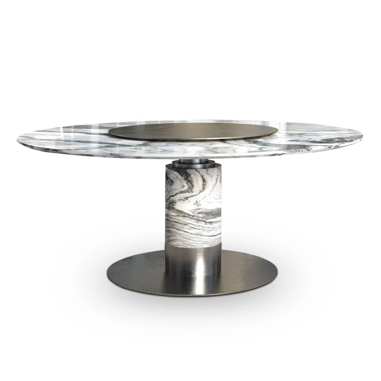 OUTDOOR DOMINO MARBLE DINING TABLE | $33,775.00 - Image 1