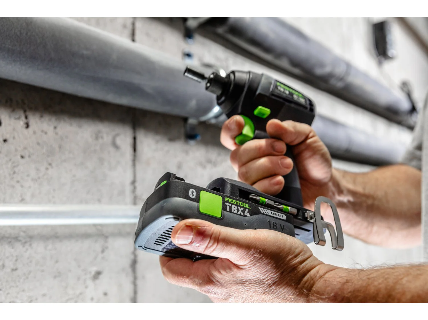 Festool 18V TPC 18/4 Cordless Drill Driver and TID 18  Cordless Impact Driver Kit with Systainer (578830) - Image 3