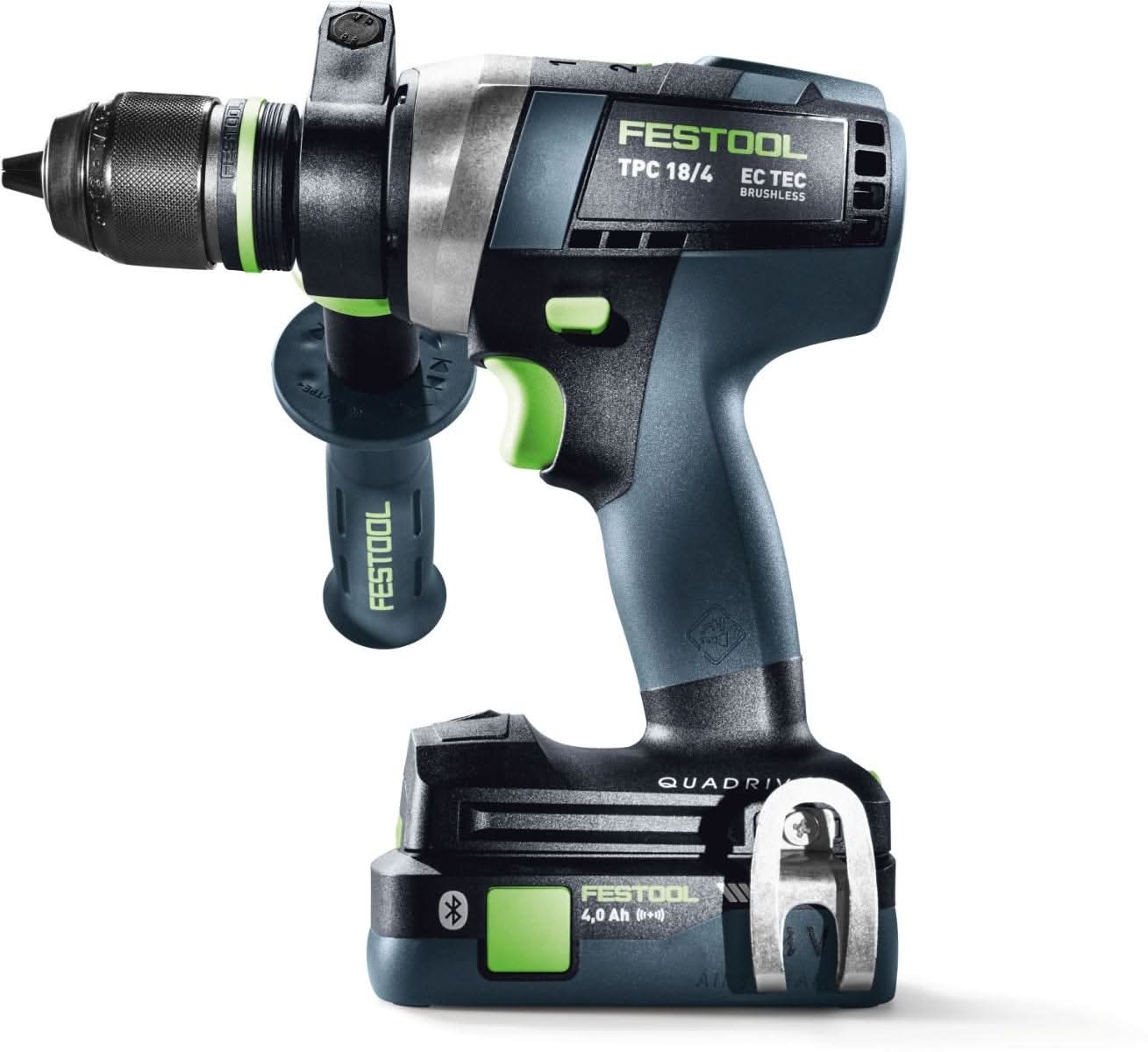 Festool 577627 QUADRIVE TPC 18/4 Cordless Hammer Drill Bare Tool Basic Set w/ Systainer SYS3 - Image 2