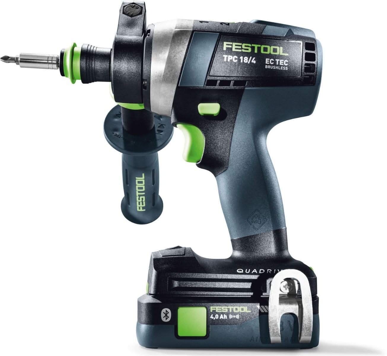 Festool 577627 QUADRIVE TPC 18/4 Cordless Hammer Drill Bare Tool Basic Set w/ Systainer SYS3 - Image 3