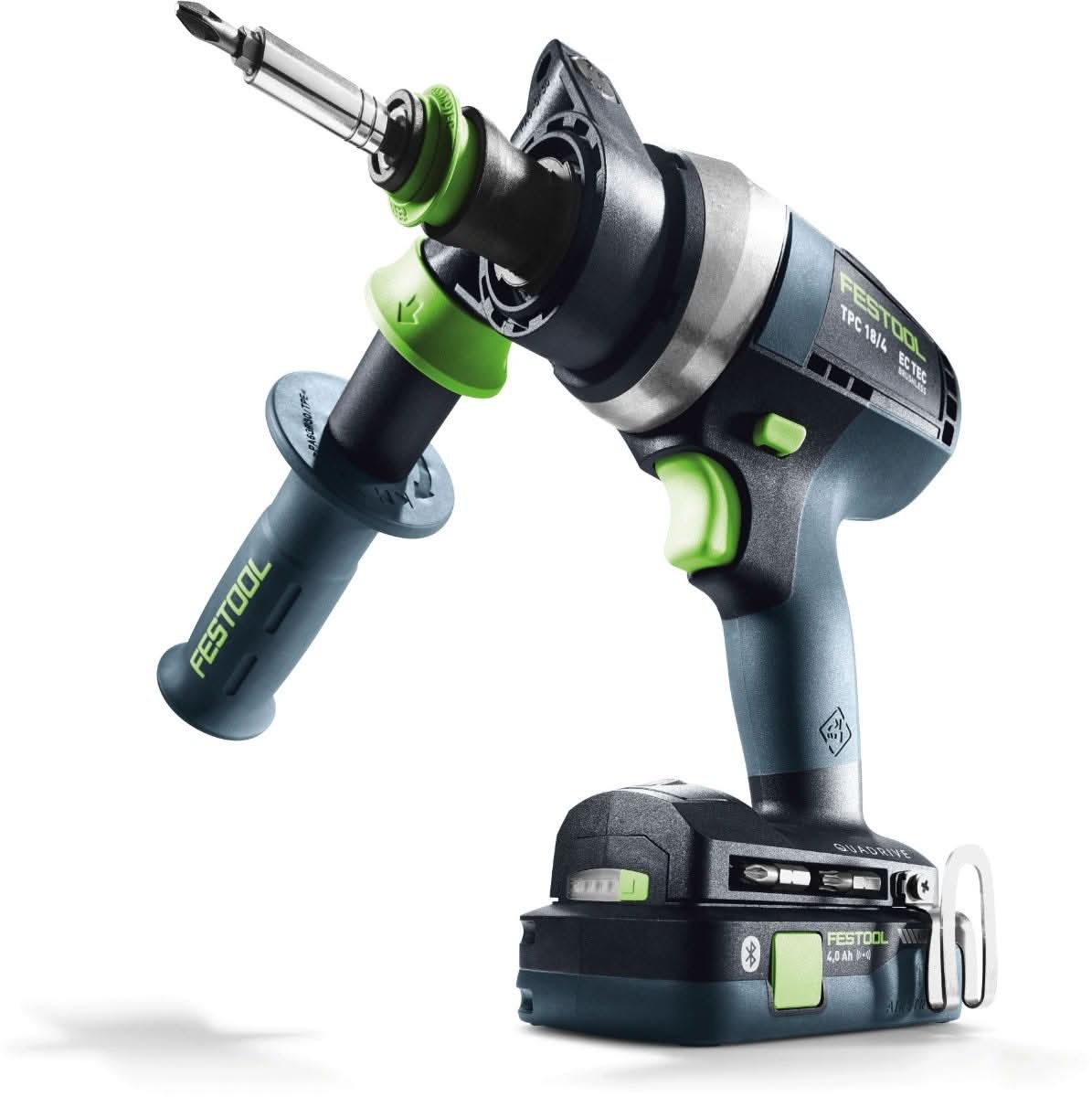 Festool 577626 QUADRIVE TPC 18/4 Cordless Hammer Drill 18V 4.0Ah Set w/ Systainer3 - Image 3