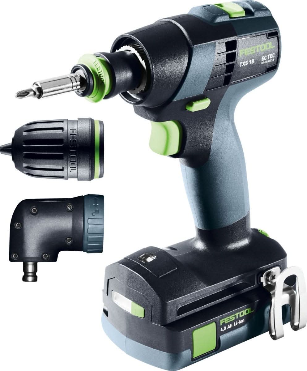 Festool 576903 TXS 18 SET HPC 4.0Ah Cordless Drill Kit - Image 2