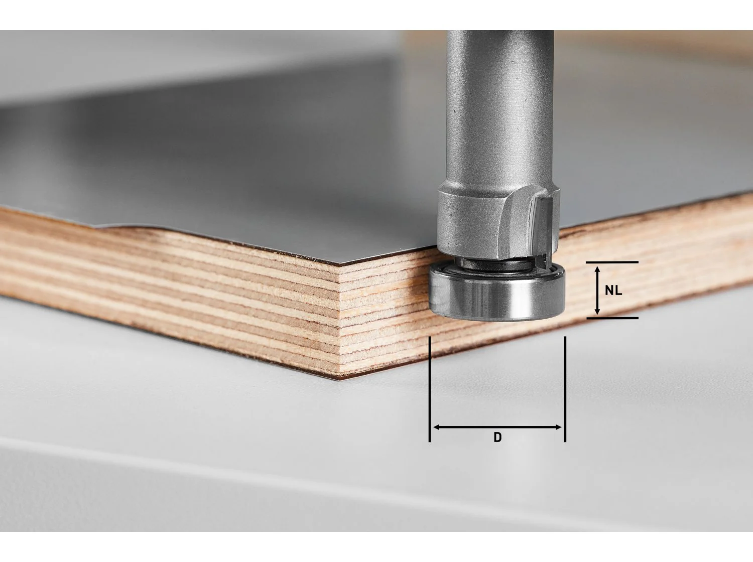Festool Flush Cut Router Bit for OFKC 500 Router (490565) - Image 2