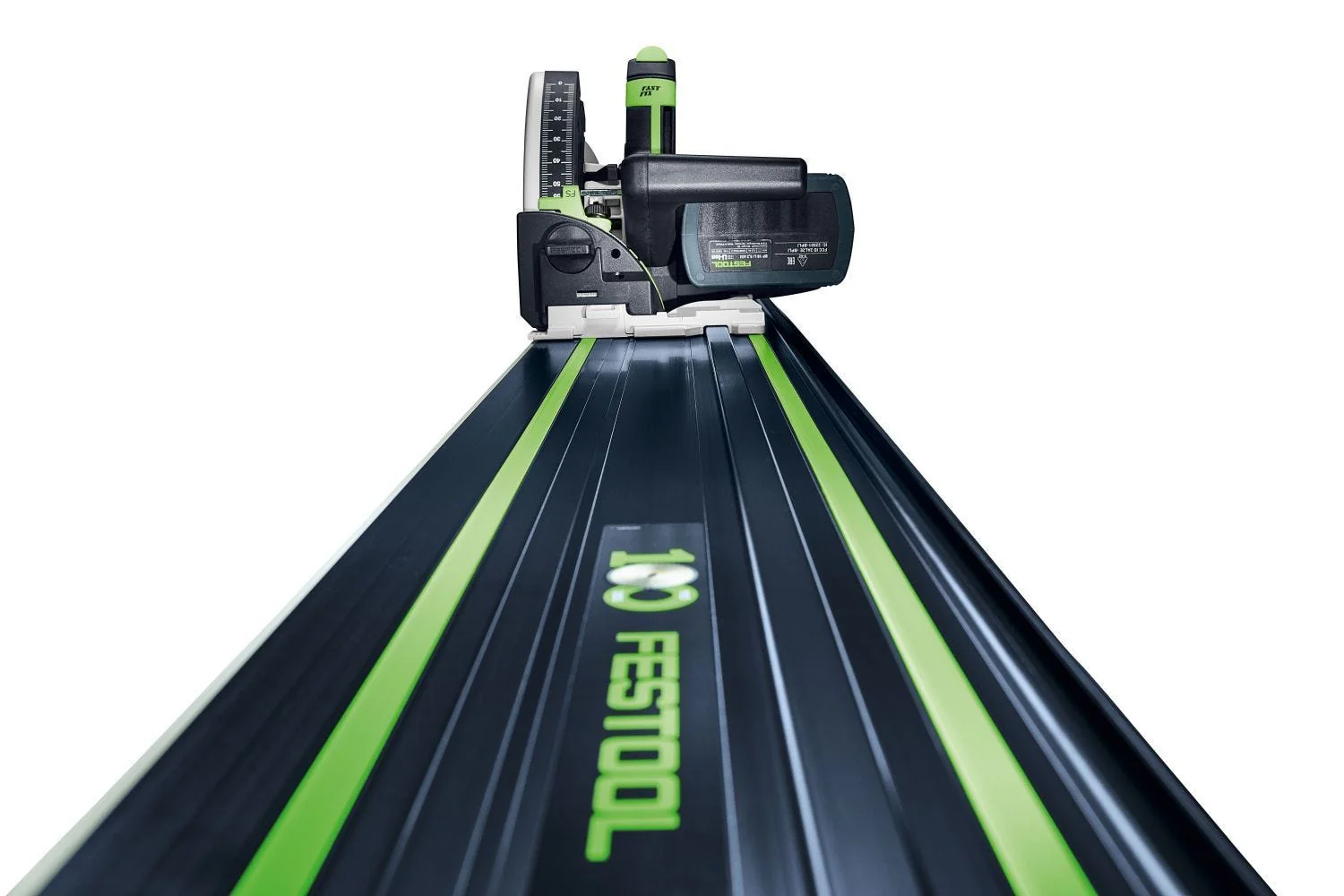 Festool Limited Edition Blue 55" Guide Rail 2-Pack w/ Rail Connectors and Tote Bag - Image 2