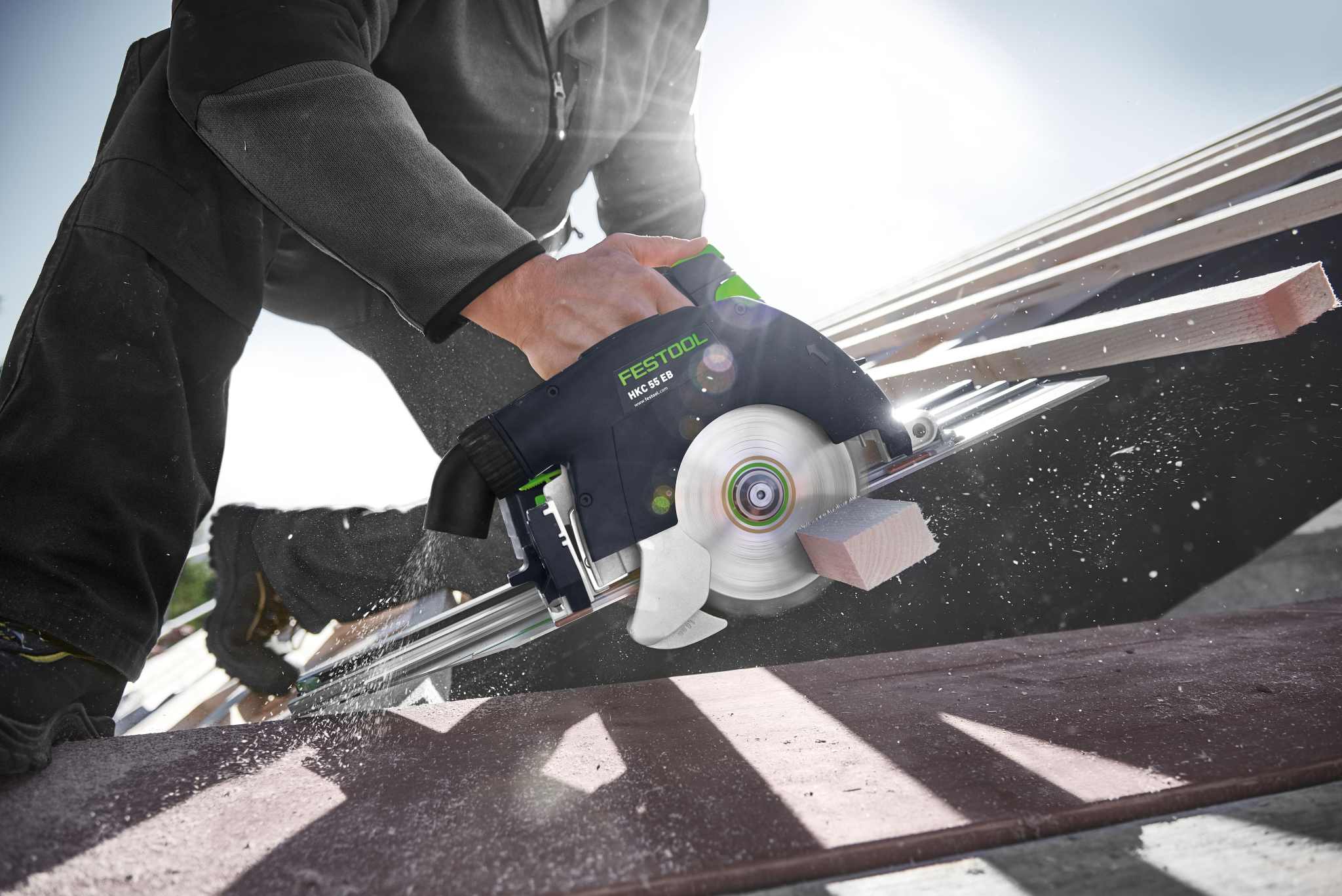 Festool 576173 HKC 55 Cordless Bluetooth 5.2Ah Track Saw PLUS-FSK w/ Systainer3 - Image 2