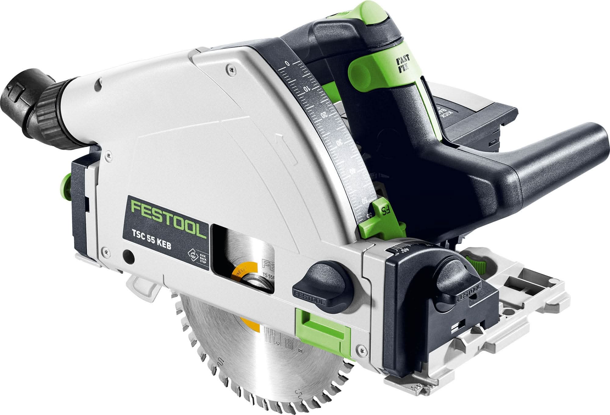 Festool 577664 TSC 55 K Cordless Track Saw + 55-Inch Guide Rail 5.2Ah Kit with Kickback Stop - Image 3