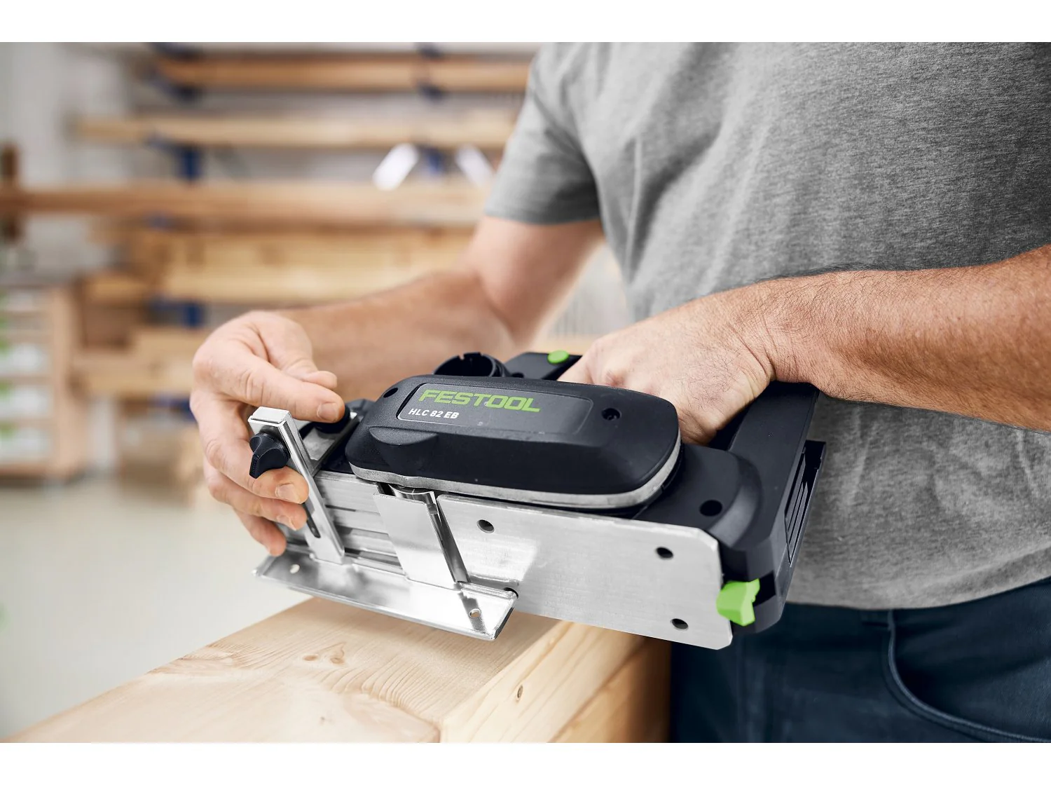 Festool HLC 82 EB-Basic 18V Cordless Planer with Systainer (578001) - Image 3