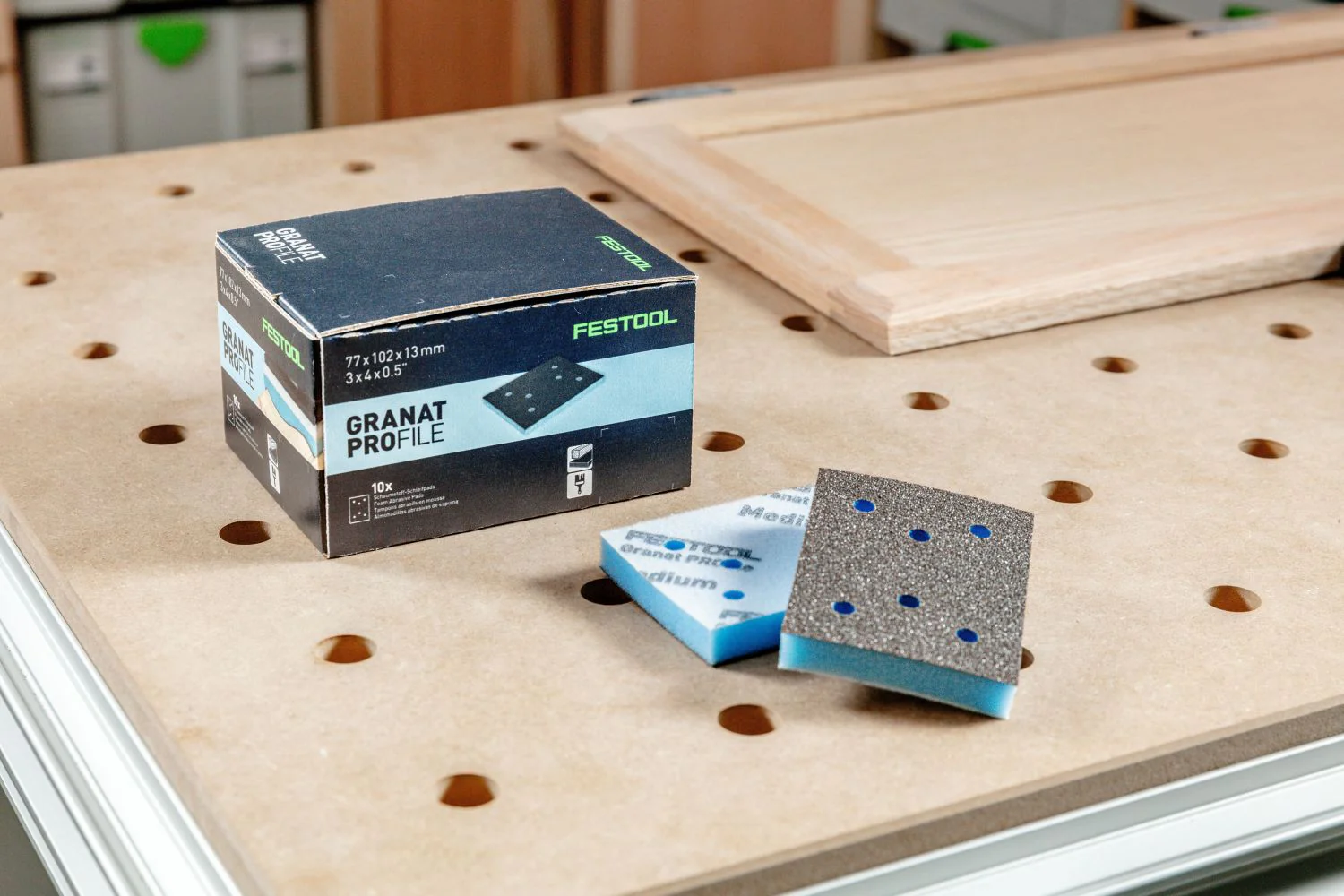 Festool 3"x4" Granat PROfile Abrasives for Mirka, SurfPrep, 3M Sanders, 10-Pack - Image 3