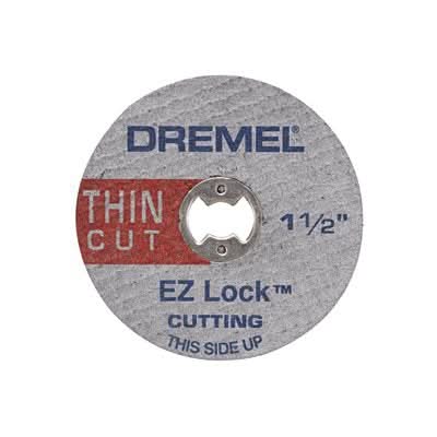 Dremel EZ409 EZ Lock 1-1/2″ Thin Cut, Cut-Off Wheels (5 Pack)