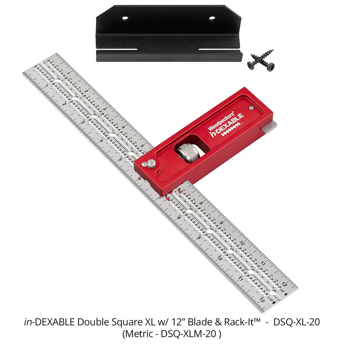 Woodpeckers DSQ-XL-20 in-DEXABLE Double Square XL – 12 in. Blade