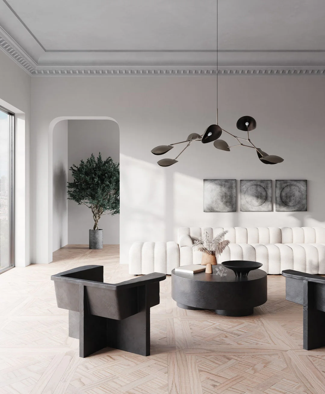 STINGRAY CHANDELIER, BRONZE I $1,995.00 - Image 3