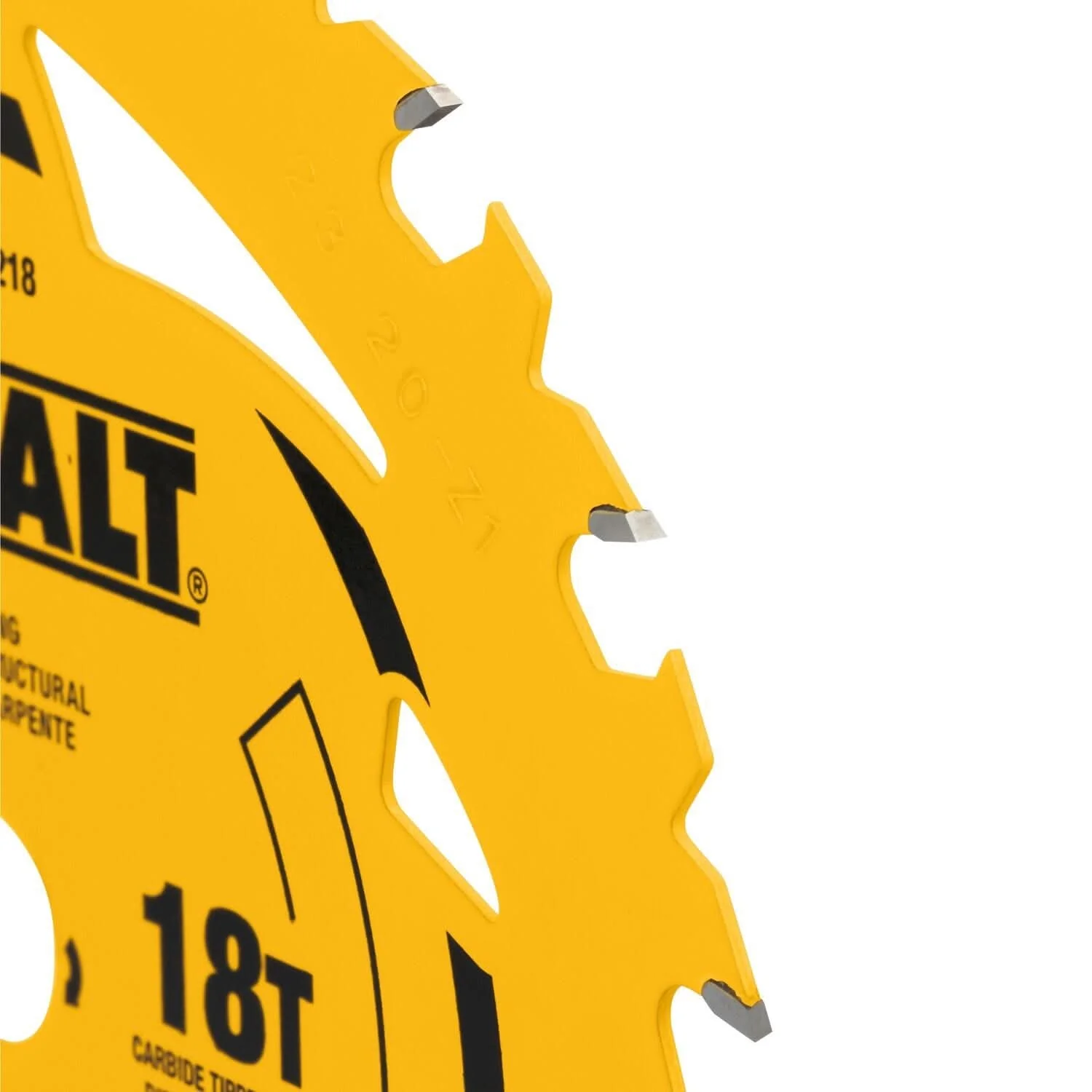DeWalt DWA261218 6-1/2 in. 18T Carbide-Tipped Framing Saw Blade - Image 2