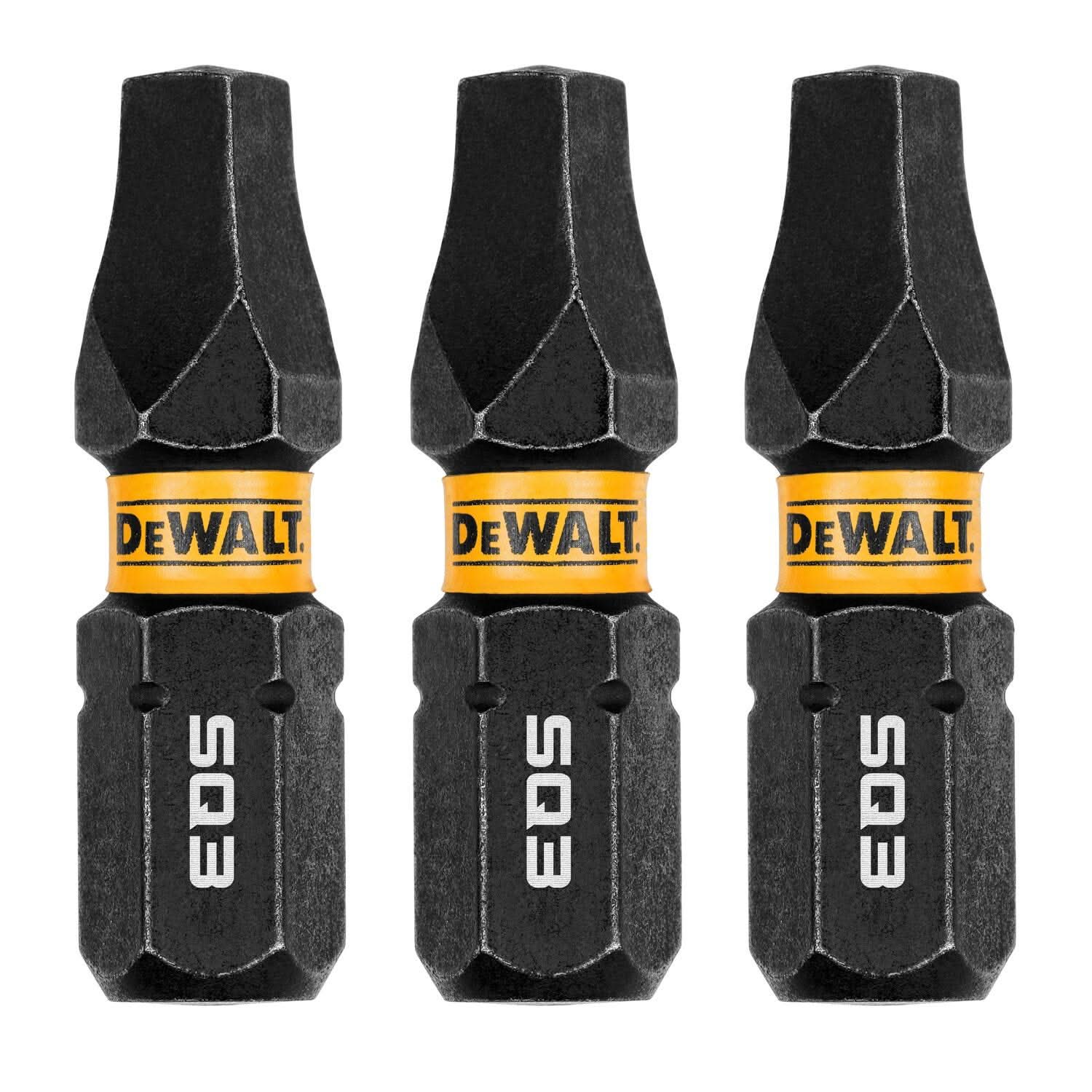 DeWalt DWAF1SQ3IR3 FlexTorq Impact Ready Screwdriving Bit, SQ3, 1 in. (3-Pack) - Image 2