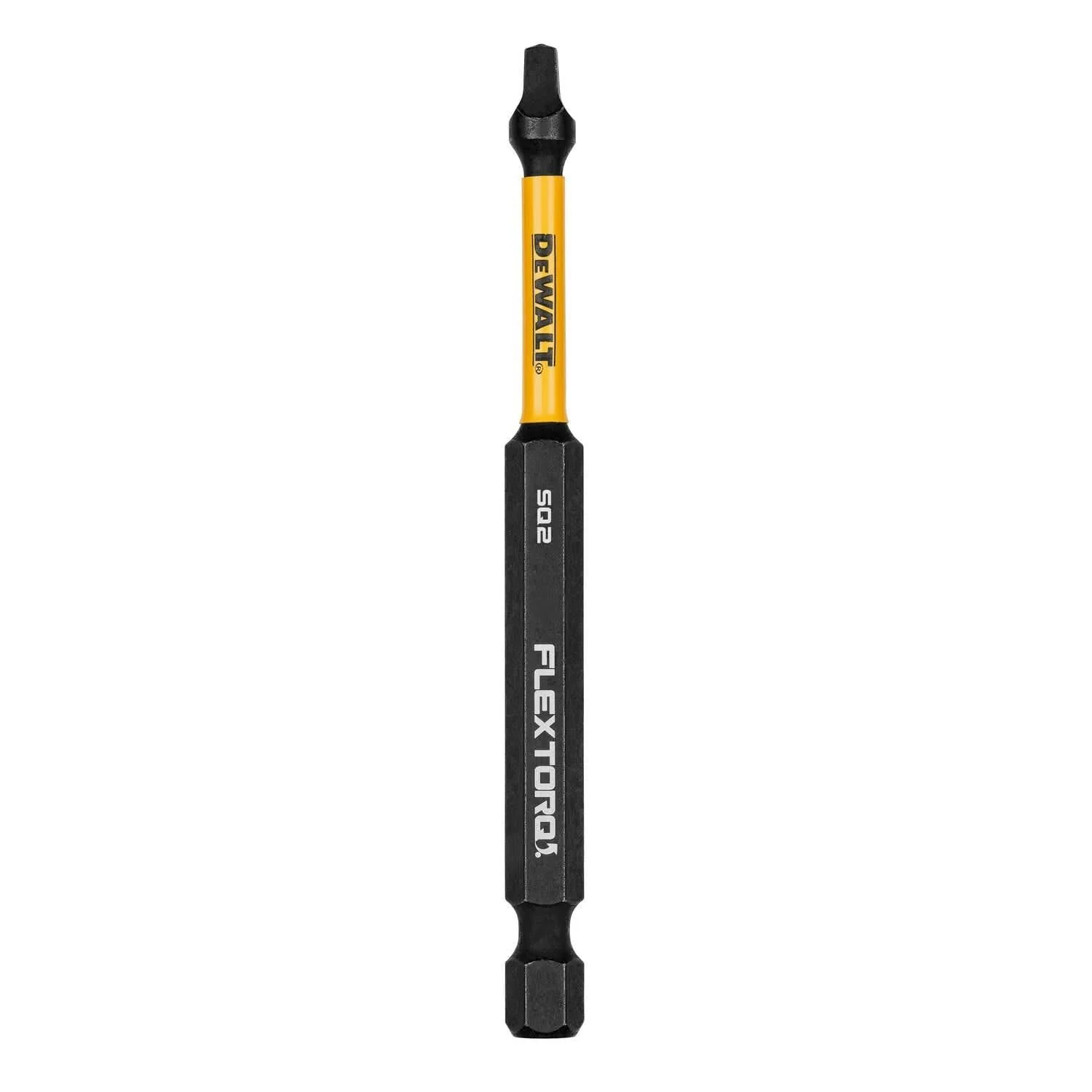 DeWalt DWAF3SQ2IR FlexTorq Impact Ready Screwdriving Bit, SQ2, 3-1/2 in. - Image 2