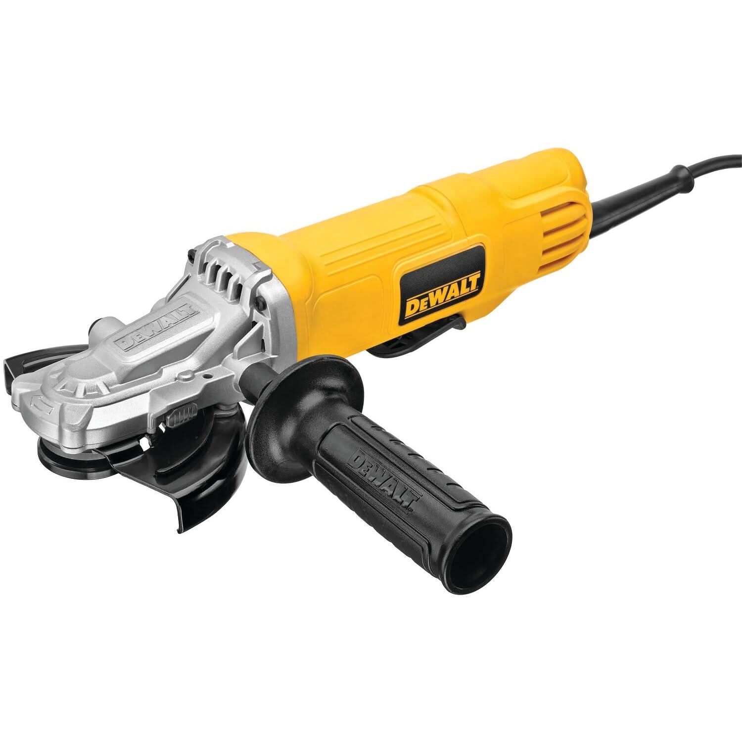DeWalt DWE4120FN Corded 4-1/2 IN. – 5 IN. Flat Head Paddle Switch Small Angle Grinder with No Lock-On
