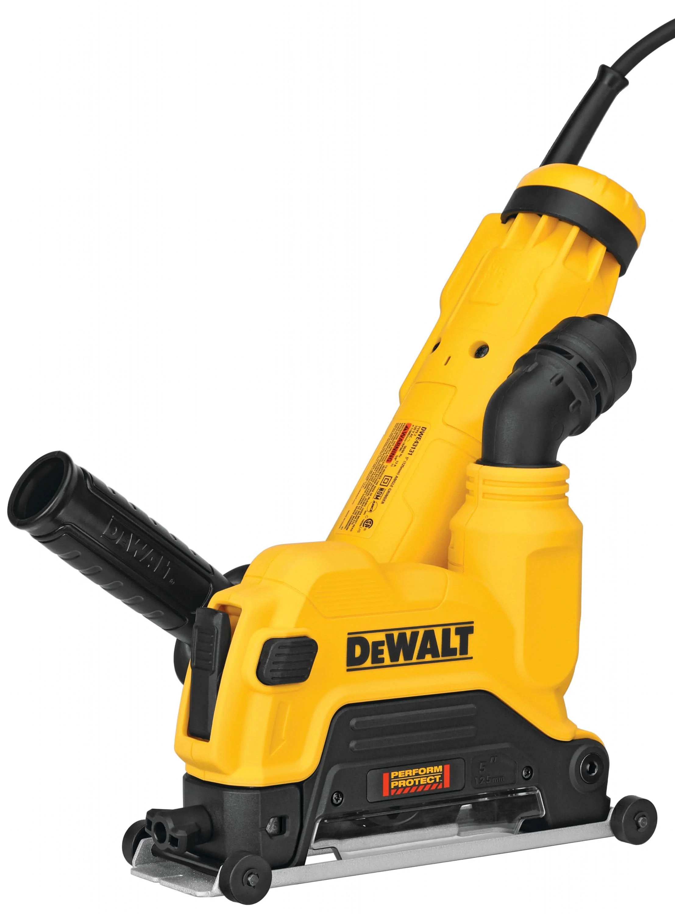 DeWalt DWE46123 4-1/2 in. / 5 in. Cutting Grinder Dust Shroud Tool Kit - Image 3
