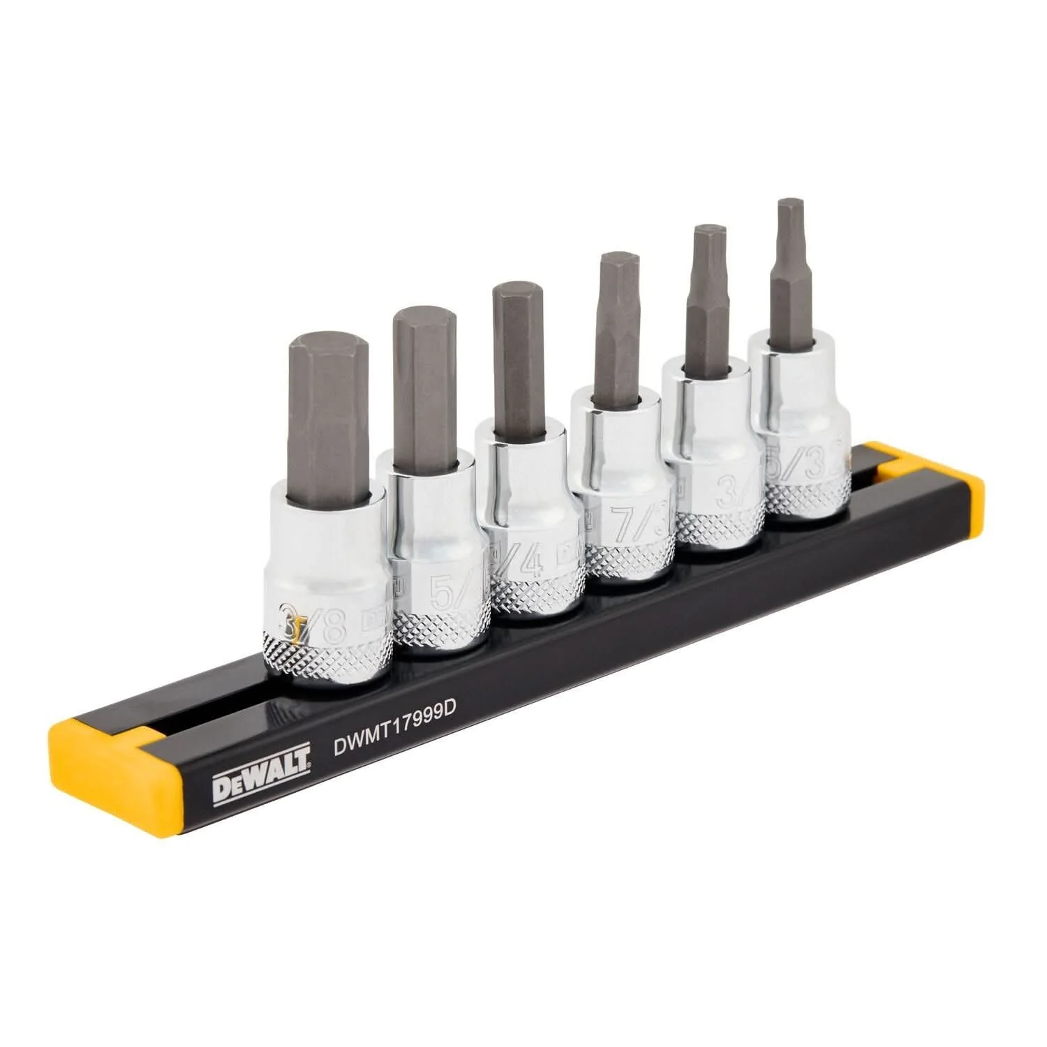 DeWalt DWMT17000 6-Piece 3/8 in. Drive SAE Hex Bit Socket Set - Image 2