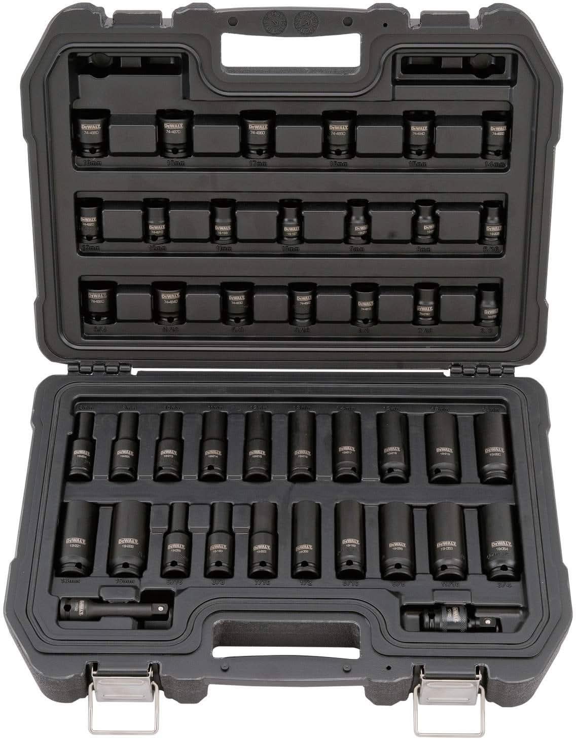 Dewalt DWMT19248 42 Piece 3/8-in Drive Combination Impact Socket Set - 6 Point - Image 3