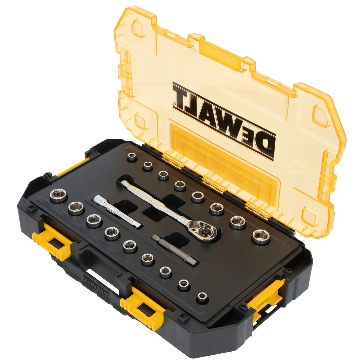 DeWalt DWMT45413 TOUGHSERIES 20-Piece TOUGH BOX 1/4 in. Drive Mechanics Tool Set - Image 2