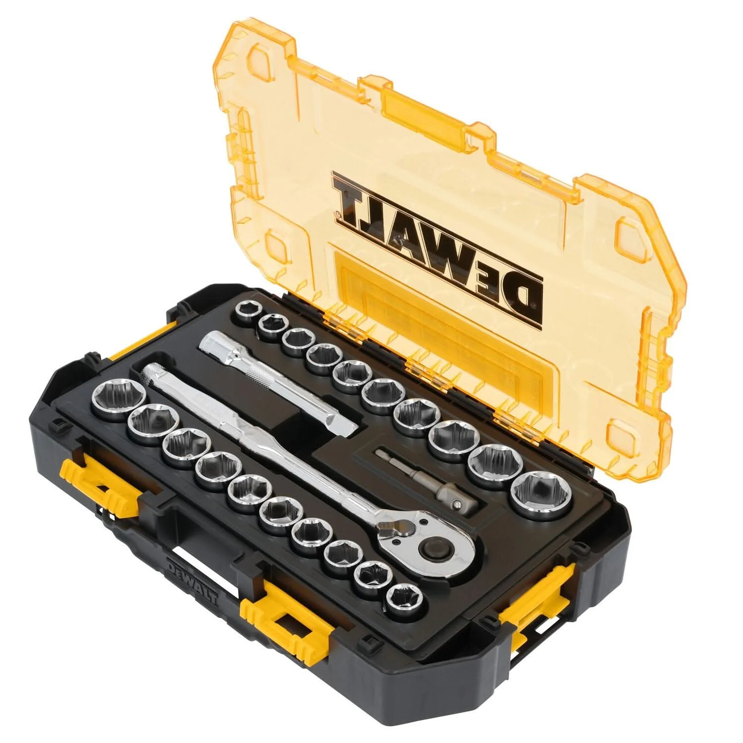 DeWalt DWMT45414 TOUGHSERIES 23-Piece TOUGH BOX 1/2 in. Drive Mechanics Tool Set - Image 2