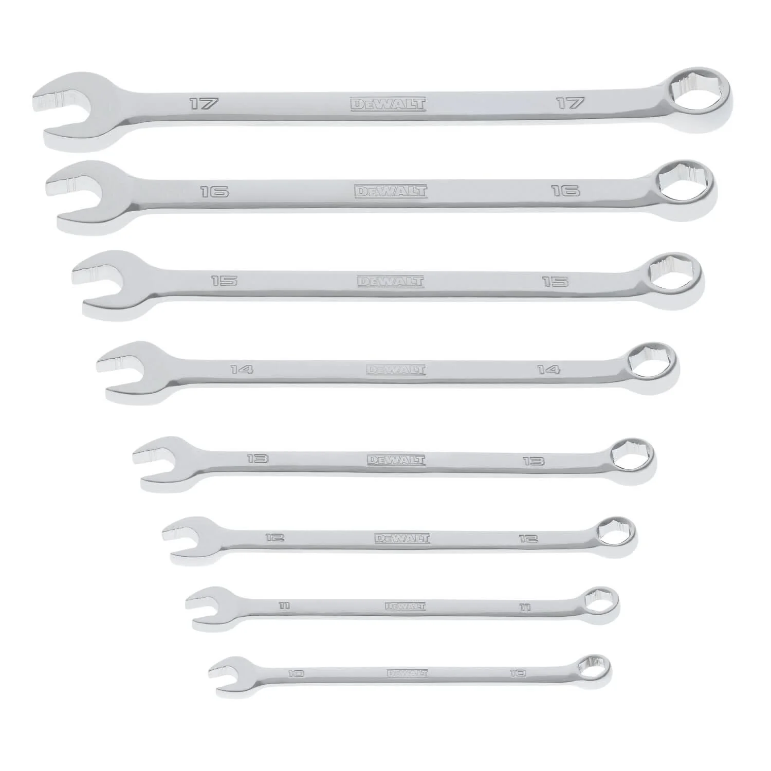 DeWalt DWMT45426 TOUGHSERIES 8-Piece Metric Combination Wrench Set